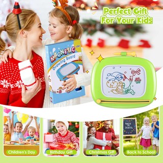 Foto 7 | Foto 7 | Tablero De Dibujo Magnético Smasiagon Para Niños De 1 A 3 Años, Verde - Venta Internacional.