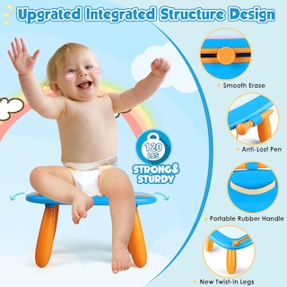 Foto 5 | Foto 5 | Tablero De Dibujo Magnético Smasiagon Para Niños De 1 A 3 Años, Azul - Venta Internacional.