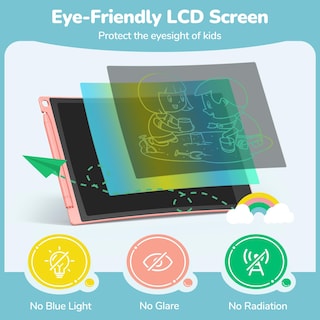 Foto 5 | Foto 5 | Tableta De Escritura Lcd Tecjoe De 8.5 Pulgadas, Colorida Pizarra Para Garabatos, X3 - Venta Internacional.