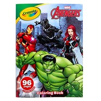 Libro Para Colorear De Crayola Avengers Con Pegatinas, Regalo Para Niños, 96 Páginas, Edades 3, 4, 5, 6 - Venta Internacional.