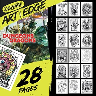 Foto 5 | Foto 5 | Set Para Colorear Crayola Art With Edge Dungeons & Dragons - Venta Internacional.