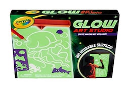 Set De Arte Crayola Glow Art Studio Con Varita De Luz Y Lienzo Brillante - Venta Internacional.