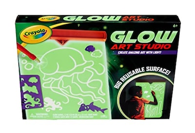 Foto 1 | Foto 1 | Set De Arte Crayola Glow Art Studio Con Varita De Luz Y Lienzo Brillante - Venta Internacional.