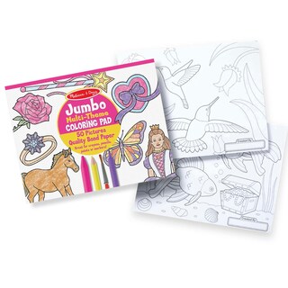 Foto 1 | Foto 1 | Bloc Para Colorear Melissa & Doug Jumbo, 50 Páginas, Caballos Para Niños - Venta Internacional.