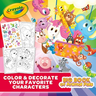 Foto 4 | Foto 4 | Libro De Colorear Crayola Big Book Of Animal Pals 288 Páginas Para Niños - Venta Internacional.
