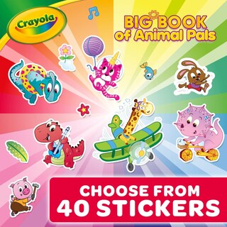 Foto 5 | Foto 5 | Libro De Colorear Crayola Big Book Of Animal Pals 288 Páginas Para Niños - Venta Internacional.