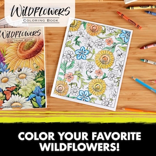 Foto 3 | Foto 3 | Libro Para Colorear Crayola Wildflower, 40 Páginas, Premium Para Adultos - Venta Internacional.