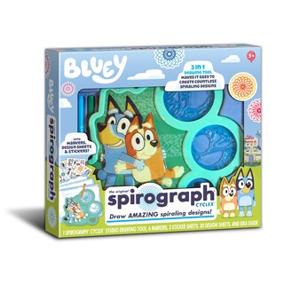 Foto 1 | Foto 1 | Kit De Dibujo Spirograph Cyclex Bluey Con Pegatinas Para Niños Mayores De 5 Años - Venta Internacional.