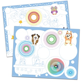 Foto 4 | Foto 4 | Kit De Dibujo Spirograph Cyclex Bluey Con Pegatinas Para Niños Mayores De 5 Años - Venta Internacional.