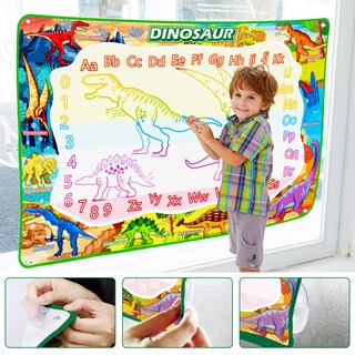 Foto 3 | Foto 3 | Tapete Water Doodle Jasonwell Aqua De 150 X 100 Cm Con Accesorios - Venta Internacional.