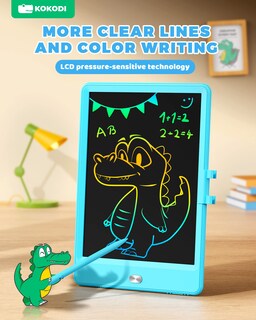 Foto 3 | Foto 3 | Tableta De Escritura Lcd Kokodi De 8.5 Pulgadas, Colorida Pizarra Para Garabatos, Azul - Venta Internacional.