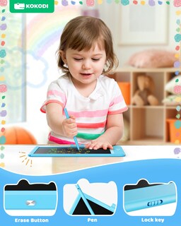 Foto 5 | Foto 5 | Tableta De Escritura Lcd Kokodi De 8.5 Pulgadas, Colorida Pizarra Para Garabatos, Azul - Venta Internacional.