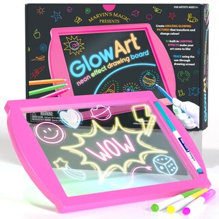 Foto 1 | Foto 1 | Kit De Manualidades Marvin's Magic Glow Art Con Efecto Neón, Color Rosa - Venta Internacional.