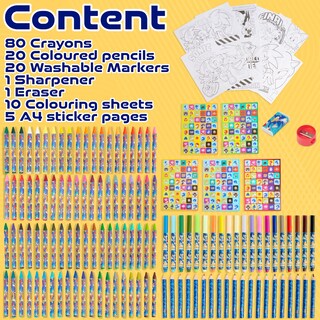 Foto 6 | Foto 6 | Set De Dibujo: Lápices De Colores De Sonic The Hedgehog, Más De 130 Unidades - Venta Internacional.