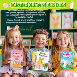 Foto 4 | Foto 4 | Libro Para Colorear Zmlm 24 Water For Kids, Regalos Para Fiestas De Pascua - Venta Internacional.