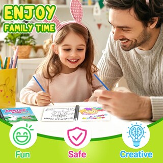 Foto 7 | Foto 7 | Libro Para Colorear Zmlm 24 Water For Kids, Regalos Para Fiestas De Pascua - Venta Internacional.