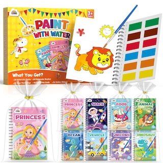 Foto 1 | Foto 1 | Libro Para Colorear Zmlm 24 Water For Kids, Regalo De Fiesta Para Niños De 4 A 8 Años - Venta Internacional.
