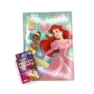 Foto 1 | Foto 1 | Libro Para Colorear Disney Princess Little Mermaid Cenicienta - Venta Internacional.