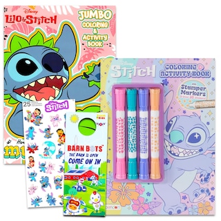 Foto 1 | Foto 1 | Set de Libros para Colorear Disney Lilo And Stitch con Pegatinas - Venta Internacional