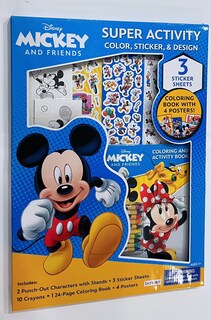Foto 1 | Foto 1 | Set De Actividades Bendon Mickey And Friends Con Color, Pegatina Y Diseño - Venta Internacional.