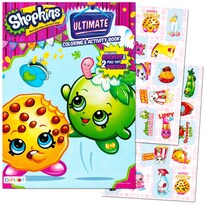 Libro Para Colorear Y Actividades Shopkins Ultimate Con Pegatinas Y 2 Pósteres - Venta Internacional.