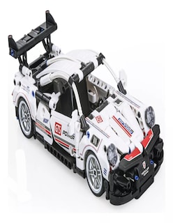 Foto 2 | Foto 2 | Juguetes Arte Manualidades Construccion Bloque Porsche Blanco + Termo De Regalo Güish