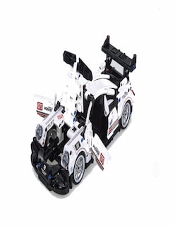 Foto 4 | Foto 4 | Juguetes Arte Manualidades Construccion Bloque Porsche Blanco + Termo De Regalo Güish