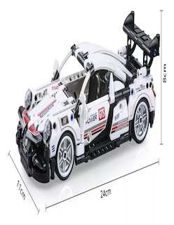 Foto 5 | Foto 5 | Juguetes Arte Manualidades Construccion Bloque Porsche Blanco + Termo De Regalo Güish