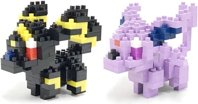 Foto 2 | Foto 2 | Paquete Nanoblocks Pokémon: Espeon y Umbreon - Venta Internacional