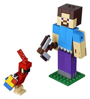 Foto 2 | Foto 2 | Lego Minecraft Steve Bigfig Building Kit 159 Piezas - Venta Internacional