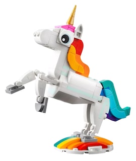 Foto 1 | Foto 1 | Kit De Construcción 3 En 1 Unicornio Mágico 145 Piezas 3+ Blanco