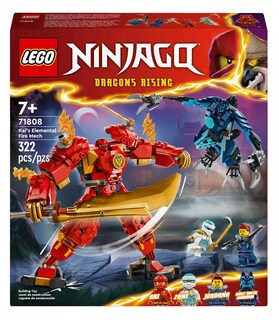 Foto 3 | Foto 3 | Juguete De Construcción Ninja Con Un Mech Elemental Del Fuego De Kai
