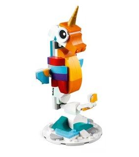 Foto 2 | Foto 2 | Kit De Construcción 3 En 1 Unicornio Mágico 145 Piezas 3+, Belug Blanco