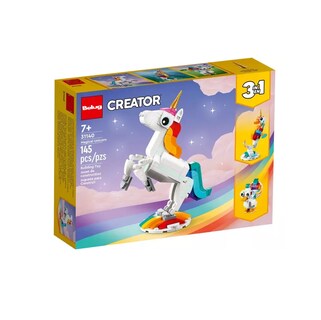 Foto 5 | Foto 5 | Kit De Construcción 3 En 1 Unicornio Mágico 145 Piezas 3+, Belug Blanco