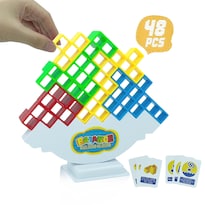 Juego De Bloques Apilables Tetra Tower Balance, 48 Piezas - Venta Internacional.