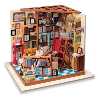 Foto 1 | Foto 1 | Kit De Maquetas Fat Brain Toys Diy En Miniatura Harper's Library - Venta Internacional.