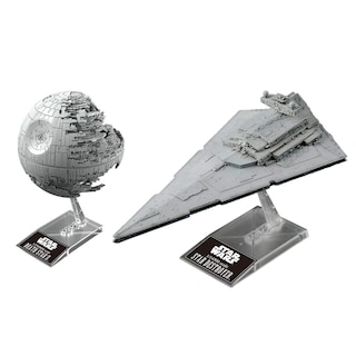 Foto 1 | Foto 1 | Maqueta De Plástico Bandai Star Wars Death Star Ii 1/2,700,000 Y Star Destroyer 1/14,500 - Venta Internacional.