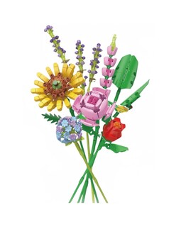 Foto 1 | Foto 1 | Juego De Bloques De Construcción Ramo De Flores Decoración 539