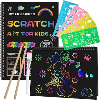 Foto 1 | Foto 1 | Venta Internacional - Set De Arte Scratch Paper Samasiagon, Paquete De 2, Para Niños Con Suministros