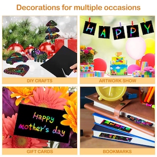 Foto 3 | Foto 3 | Set De Cuadernos Para Rascar Con Forma De Arcoíris De Arte Pigipigi - Venta Internacional.
