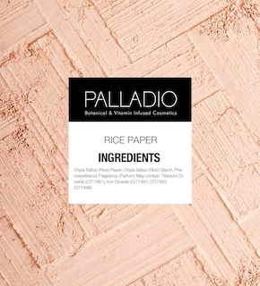 Foto 5 | Foto 5 | Hojas De Papel Secante Palladio Face Natural Arroz En Polvo - Venta Internacional.