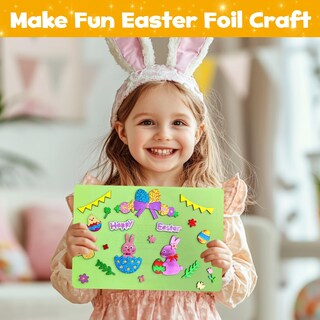 Foto 2 | Foto 2 | Kit De Manualidades Zmlm Con Lámina De Pascua Para Niños De 4 A 12 Años, Que No Ensucia - Venta Internacional.