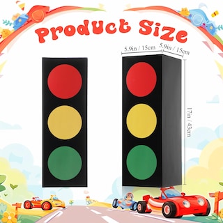 Foto 3 | Foto 3 | Semáforo Favor Boxes Zhanmai De 43 Cm Para Fiesta De Cumpleaños - Venta Internacional.