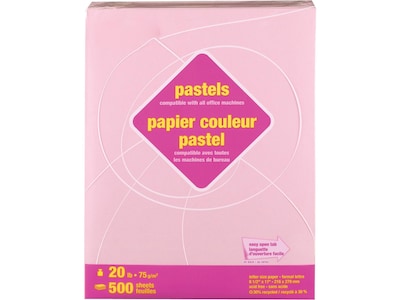 Foto 2 | Foto 2 | Papel De Copia Staples 490935, Rosa Pastel, 8.5 X 11 Pulgadas, 20 Libras, 500 Hojas - Venta Internacional.