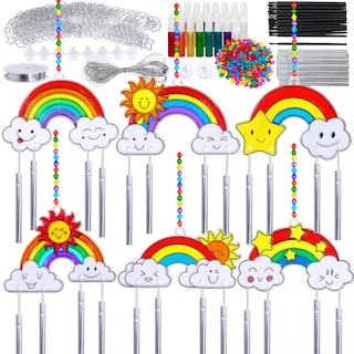 Foto 1 | Foto 1 | Kit De Manualidades Rainbow Suncatcher Winlyn Con Pintura Para Niños, 24 Juegos - Venta Internacional.