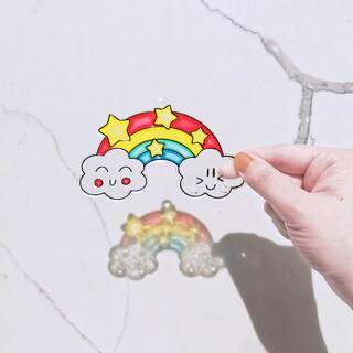 Foto 3 | Foto 3 | Kit De Manualidades Rainbow Suncatcher Winlyn Con Pintura Para Niños, 24 Juegos - Venta Internacional.