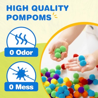 Foto 4 | Foto 4 | Kit Art Craft De Pompones Yplus Para Niños De Más De 3 Años Con 100 Pompones - Venta Internacional.