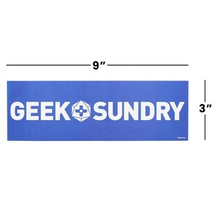 Foto 4 | Foto 4 | Adhesivo Para Parachoques Con El Logotipo De Nerd Block Geek & Sundry Azul - Venta Internacional.