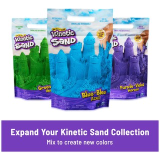 Foto 6 | Foto 6 | Play Sand Kinetic Sand Mold N' Flow, 0,7 Kg, Rojo Y Verde Azulado, Más De 3 Años - Venta Internacional.