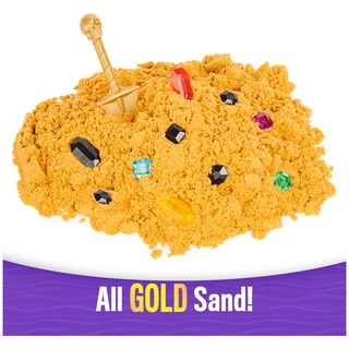 Foto 3 | Foto 3 | Set De Juego Toy Kinetic Sand Treasure Hunt Con 737 G Shimmer Sand - Venta Internacional.